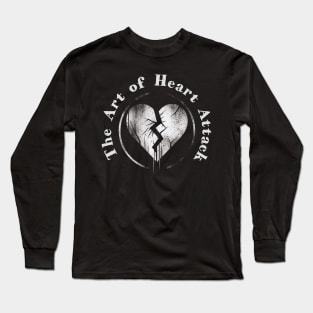 Grunge Broken Heart: Broken but Not Shattered Long Sleeve T-Shirt